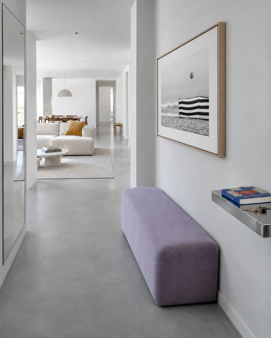 Untitled 2 - Framed canvas in an interior