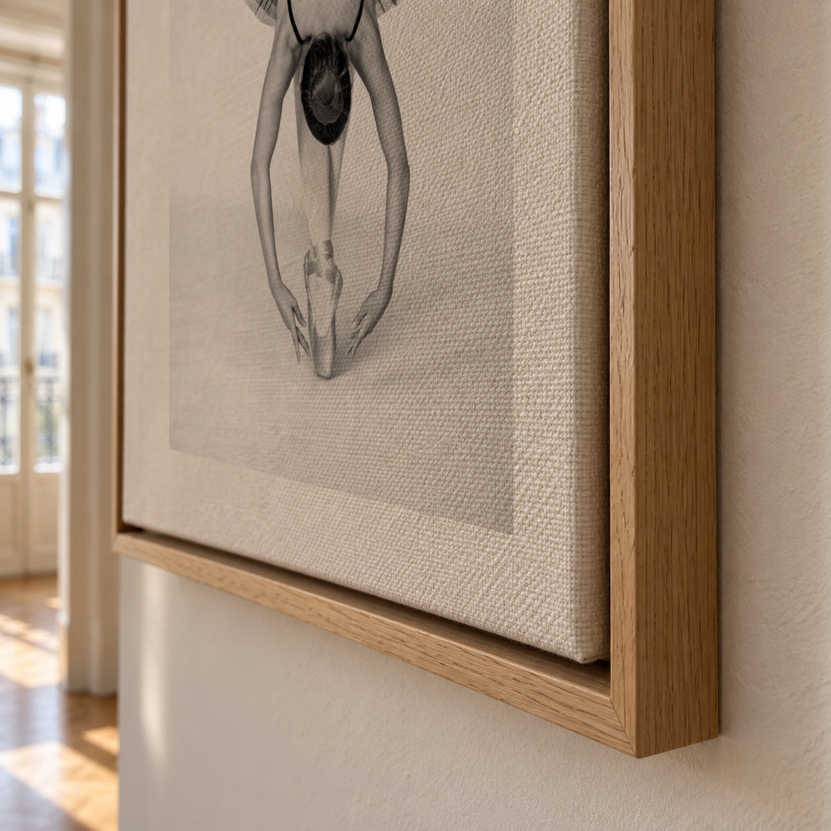 Ballet Technique - Framed canvas detail