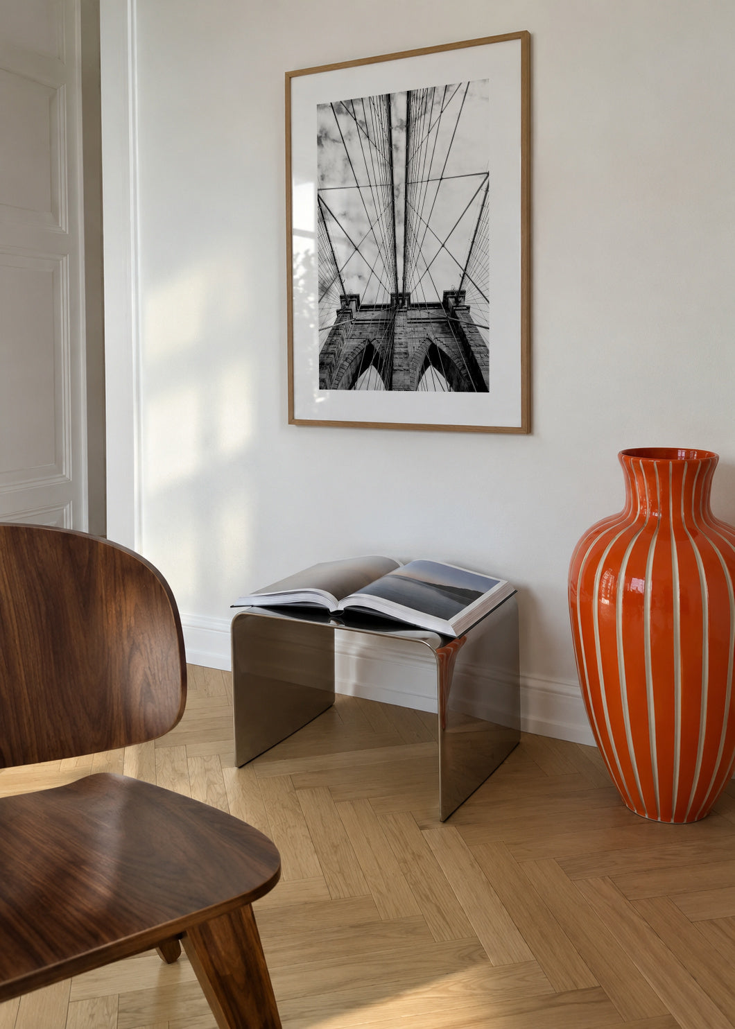 The bridge - Framed poster in an interior