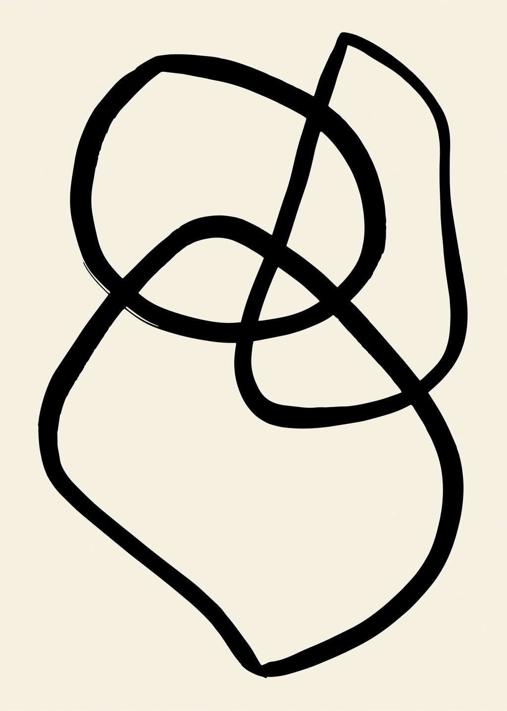 Black Lines 03 - Unframed art print