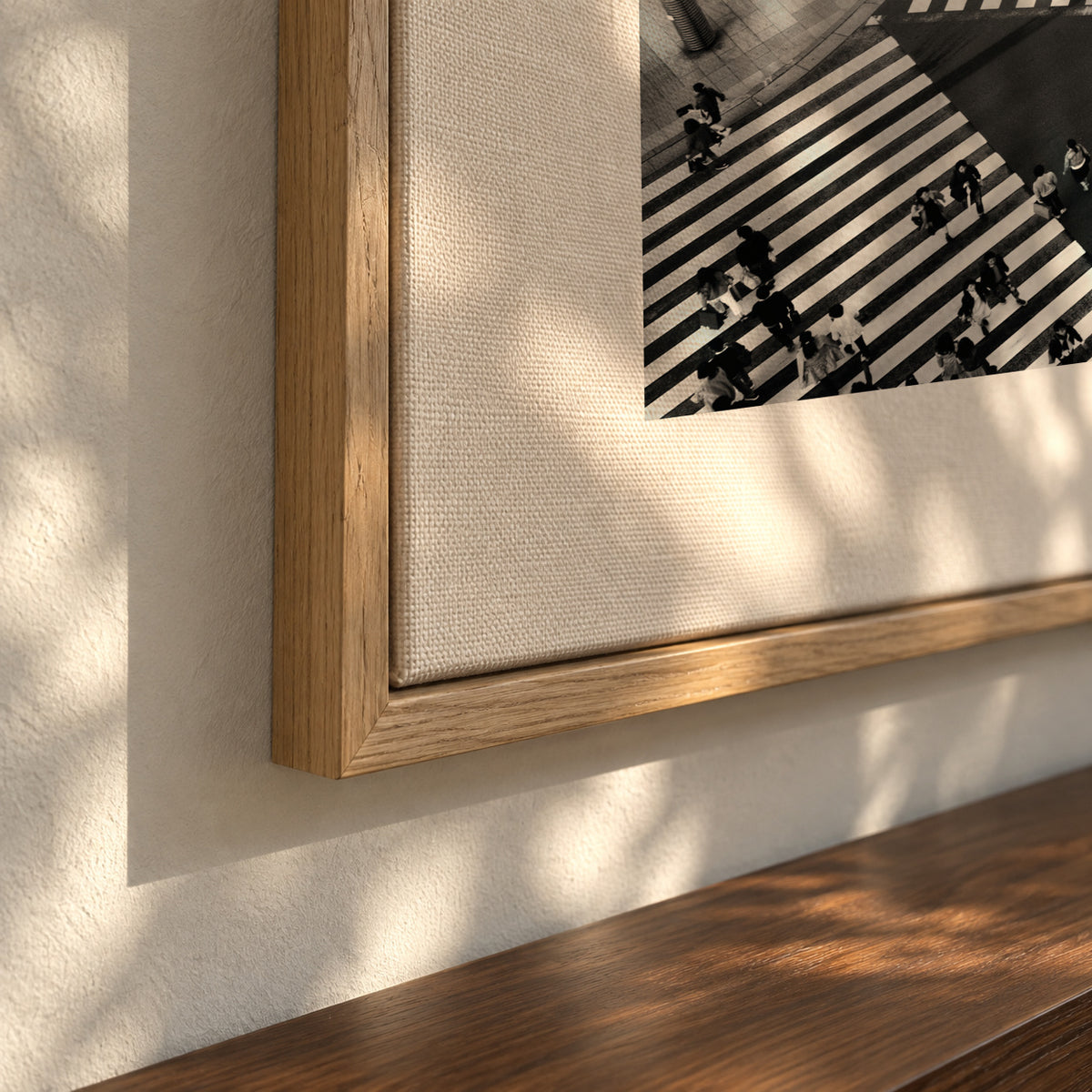 Ginza - Framed canvas detail