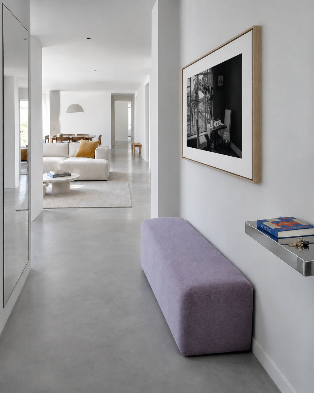 Breakfast time - Framed canvas in an interior