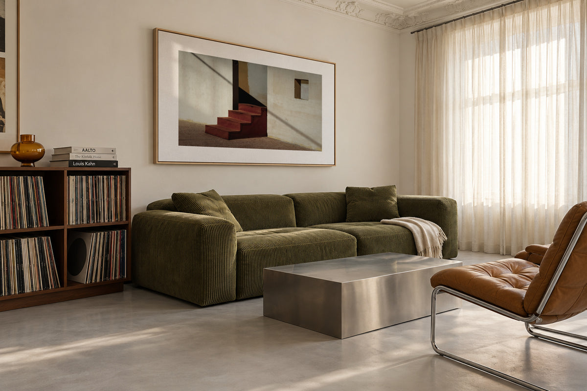 Stairs - Framed canvas in an interior