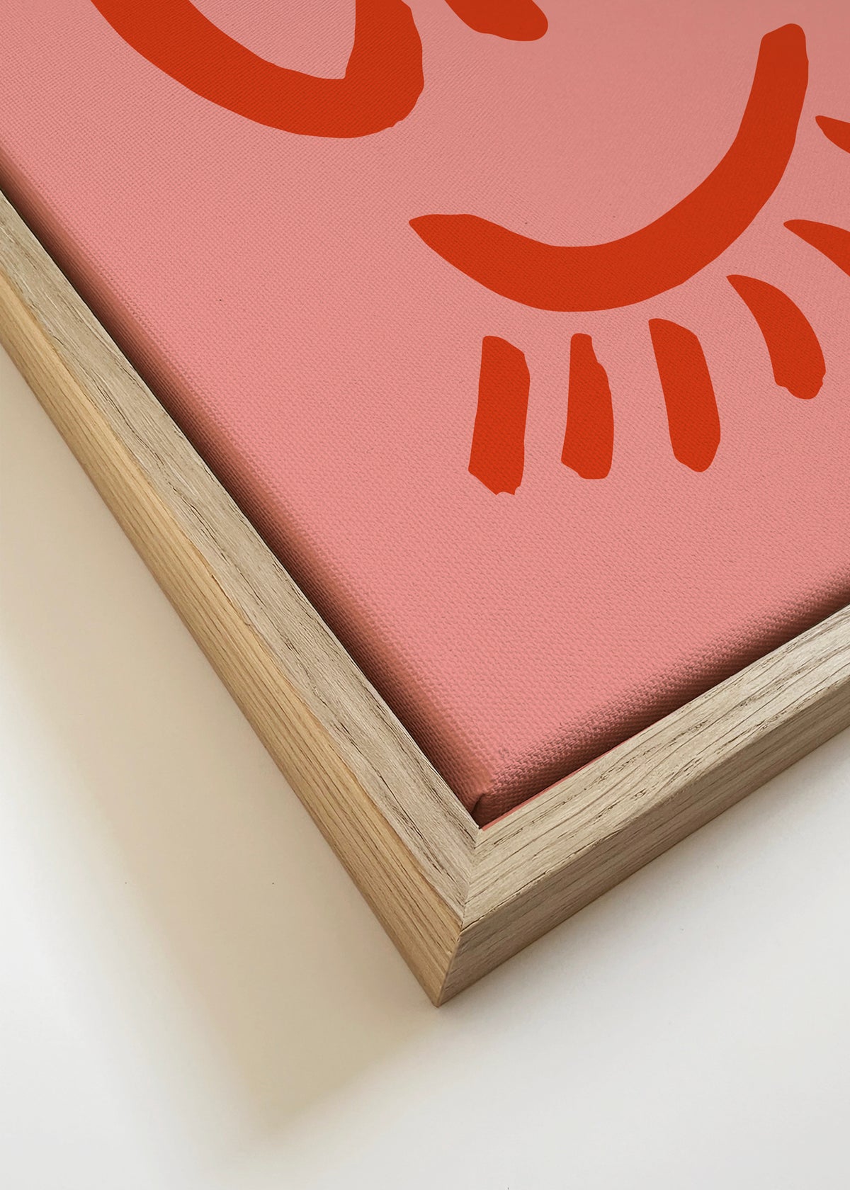 TrAus Chic Pink - Framed canvas detail