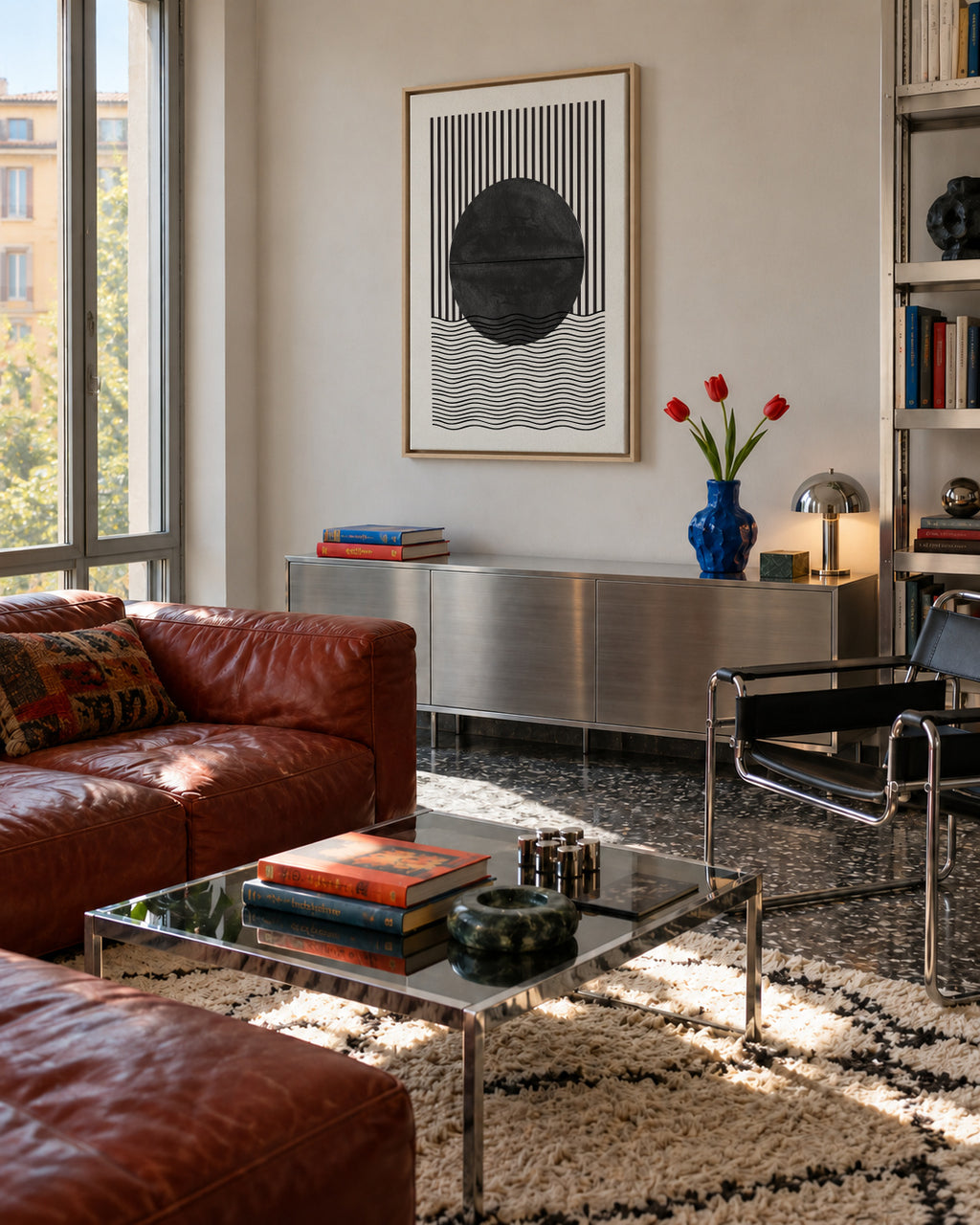 BaB No10. - Framed canvas in an interior