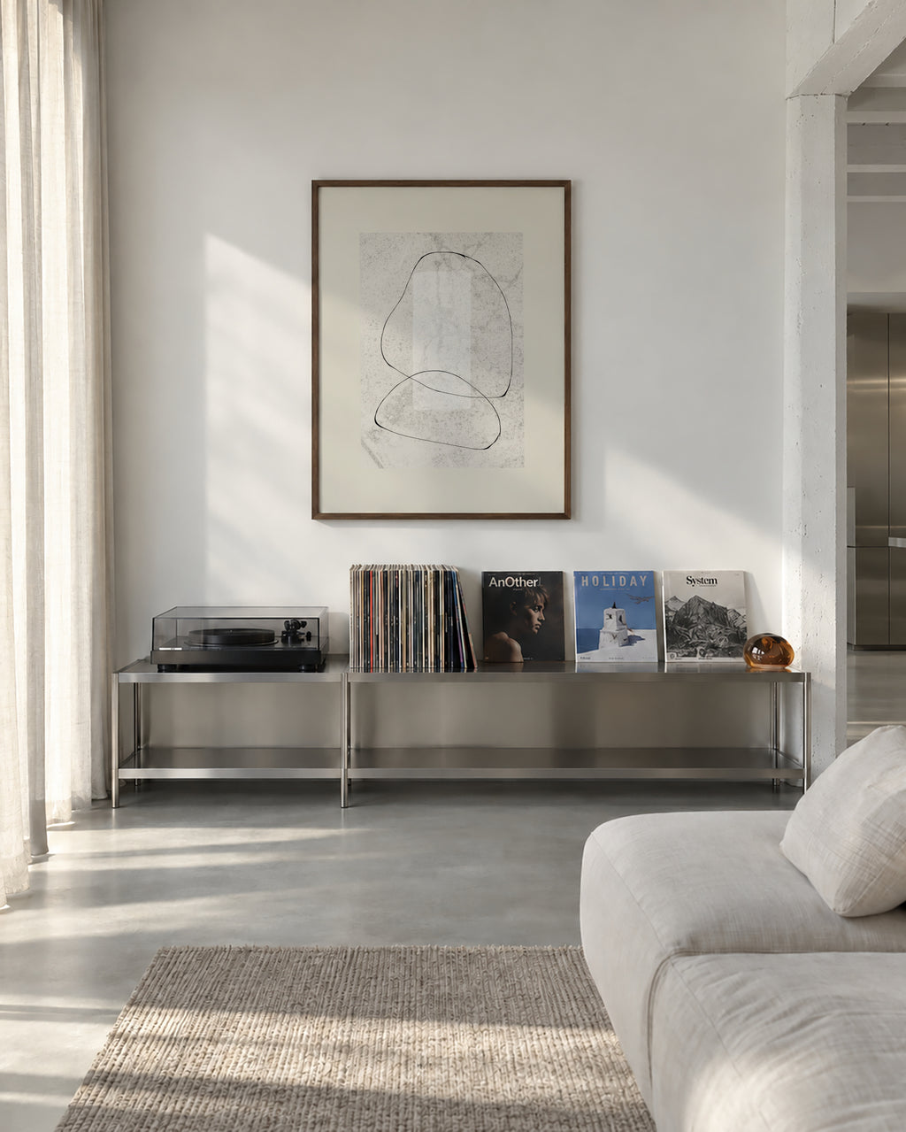 Composition IV - Framed poster in an interior
