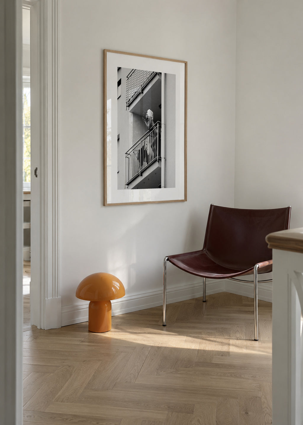 Nika - Framed poster in an interior