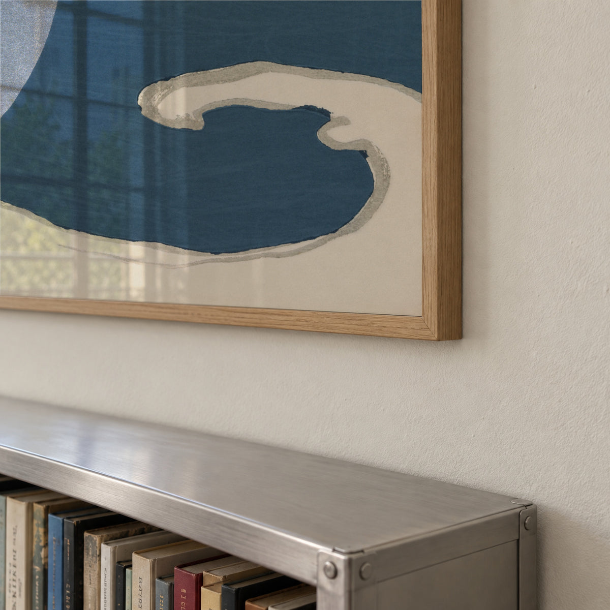 Waves and sun from Momoyogusa - Framed poster detail
