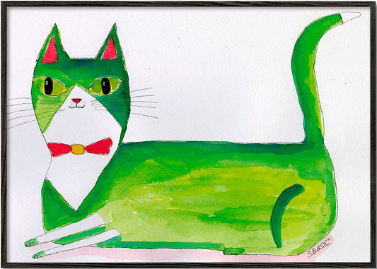 The green cat - Sharyn Bursic