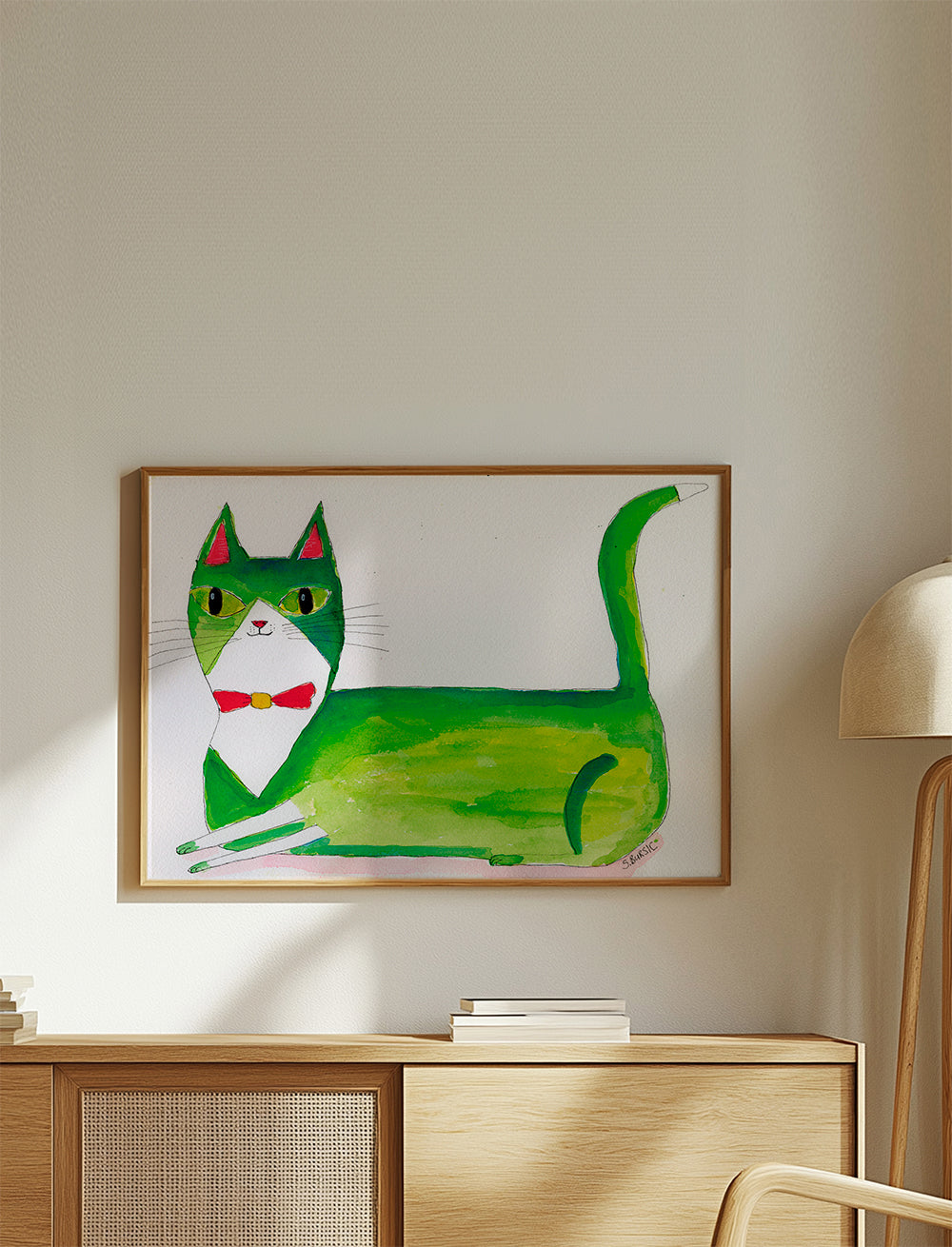 The green cat - Sharyn Bursic