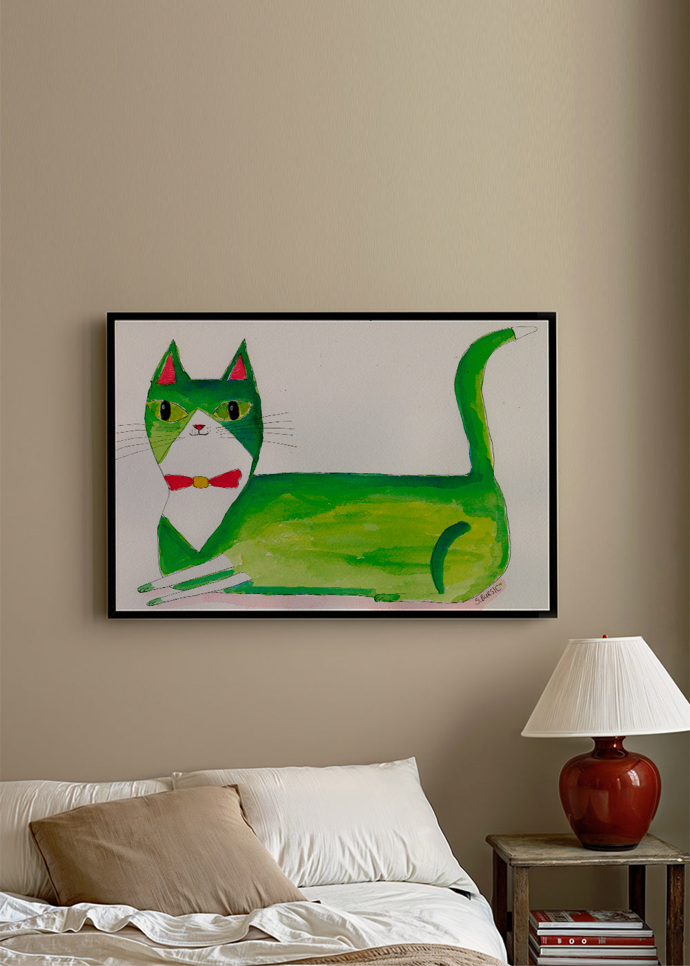 The green cat - Sharyn Bursic