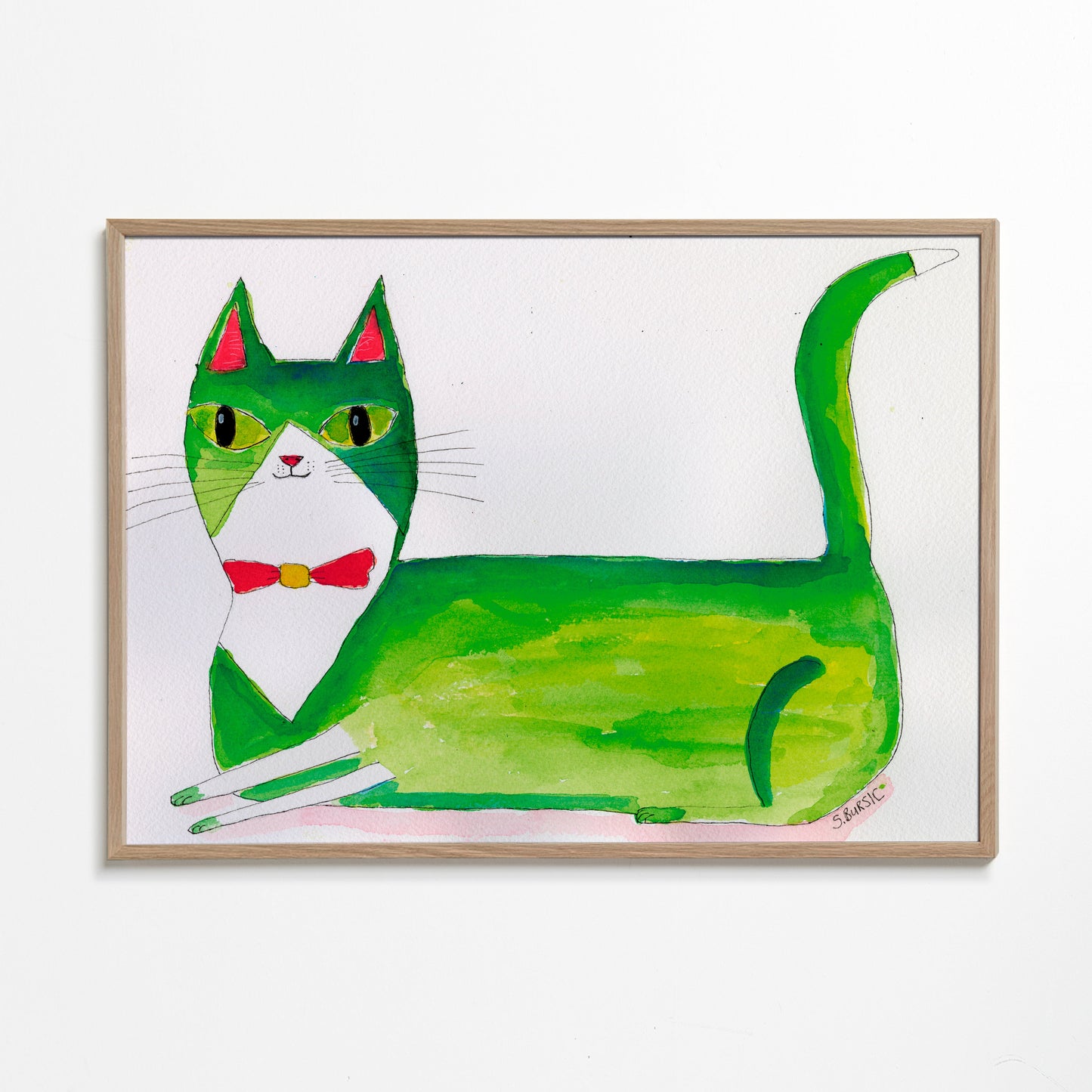 The green cat - Sharyn Bursic