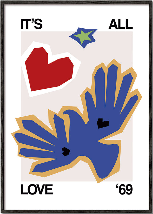 It's All Love '69 Bird Blue - Frances Collett