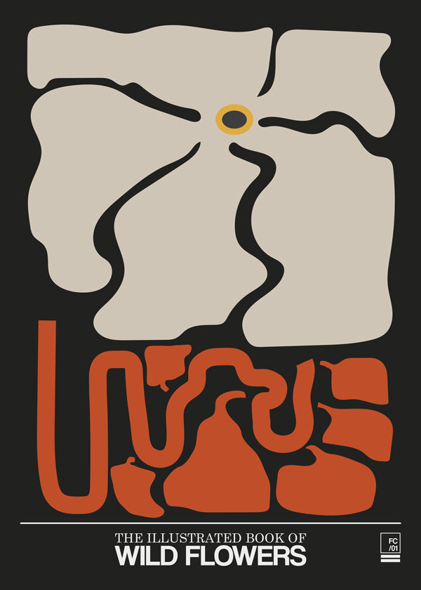 The Illustrated Book Of Wild Flowers Vol.1 Grey - Frances Collett