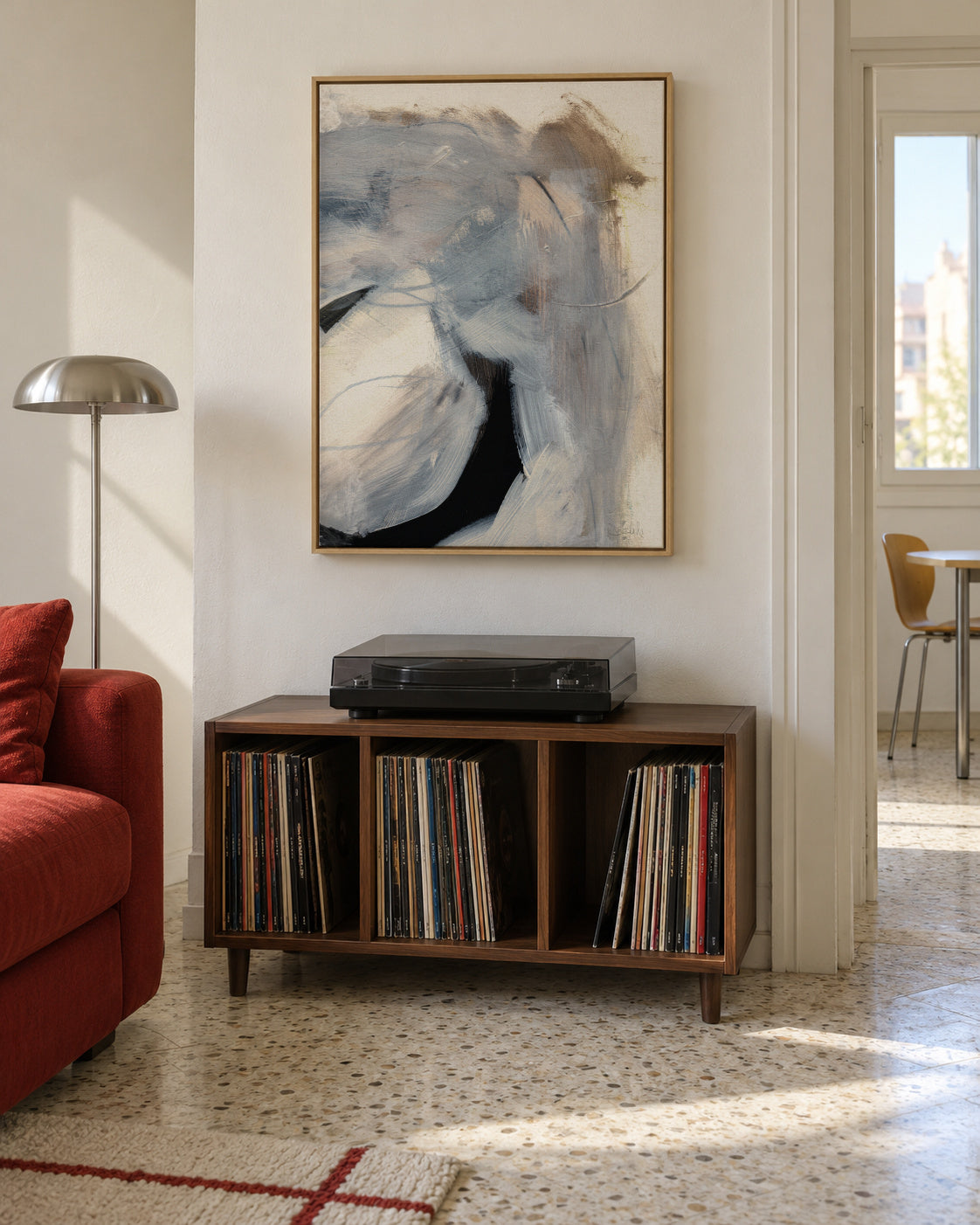 Windy - Framed canvas in an interior