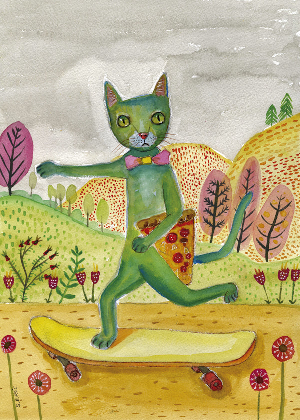 Pizza Cat - Sharyn Bursic