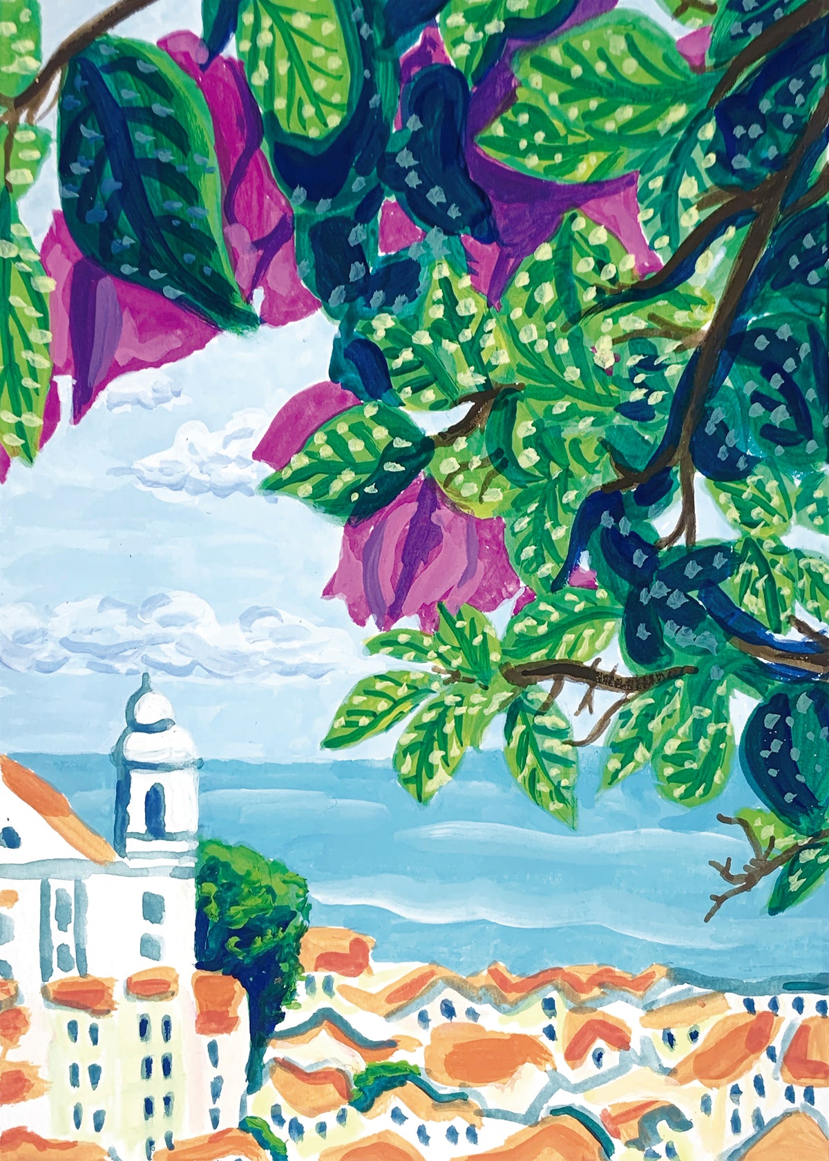 Lisbon - Unframed art print