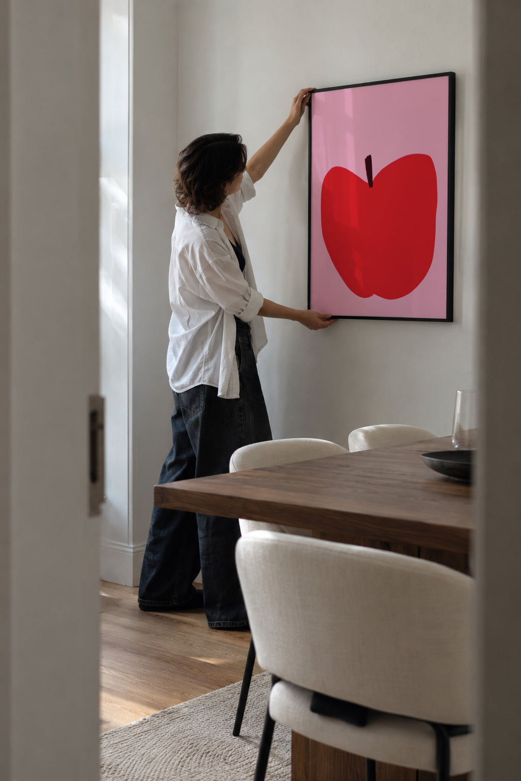 Apple - Framed poster in an interior