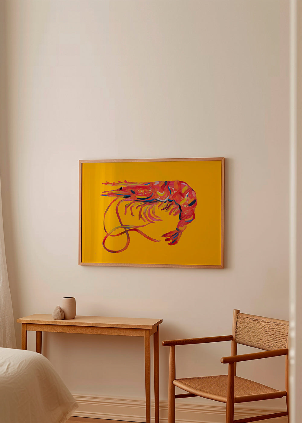 Prawn On Yellow - Alice Straker