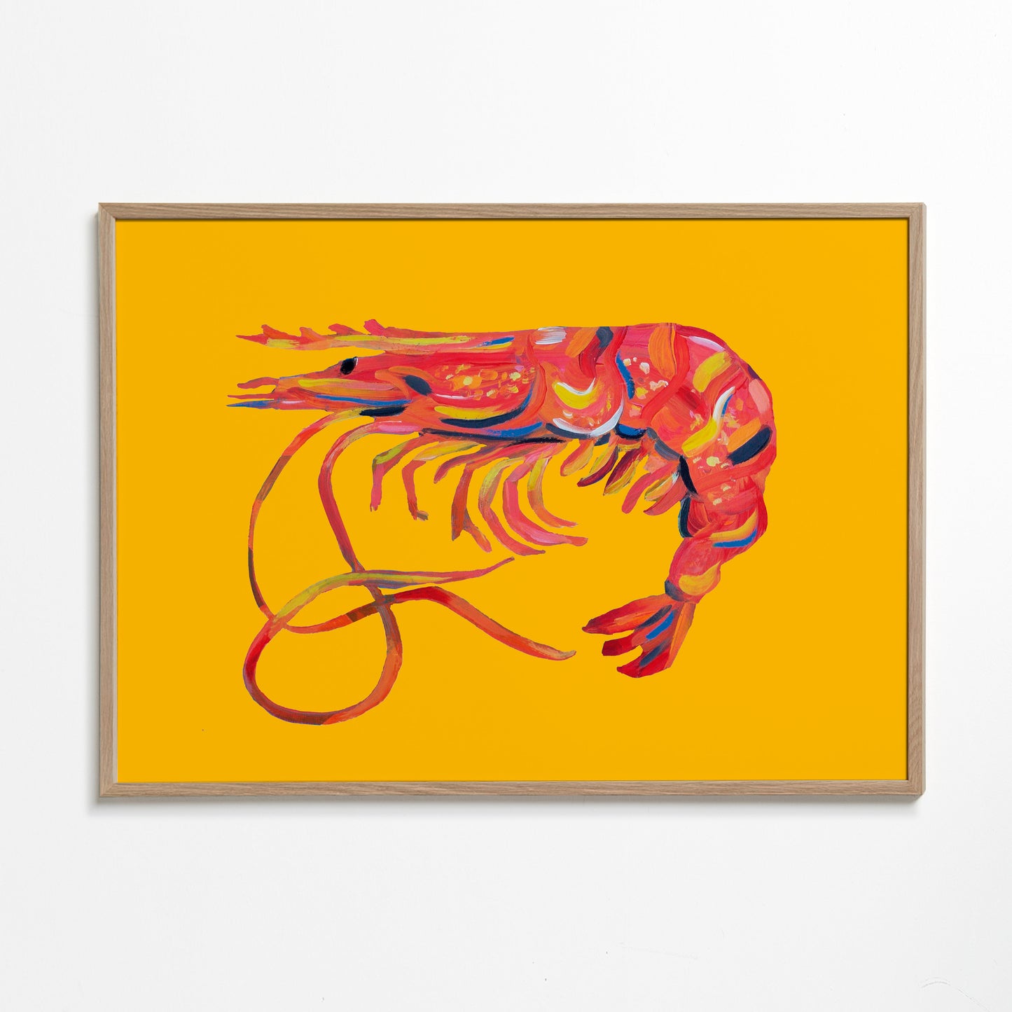 Prawn On Yellow - Alice Straker