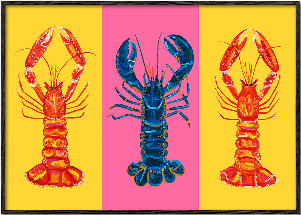 Lobster Langoustines Pop Art 2 - Alice Straker