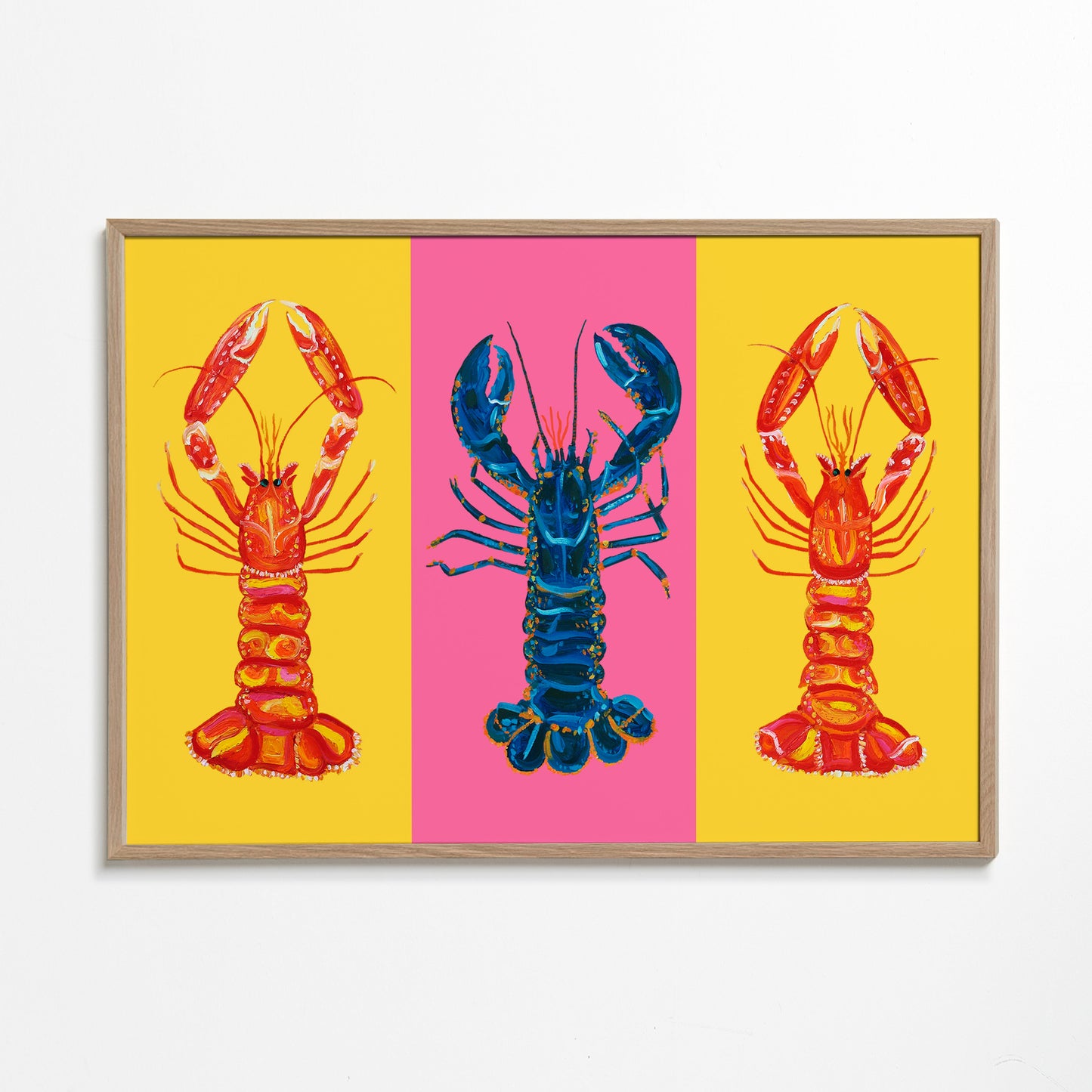 Lobster Langoustines Pop Art 2 - Alice Straker