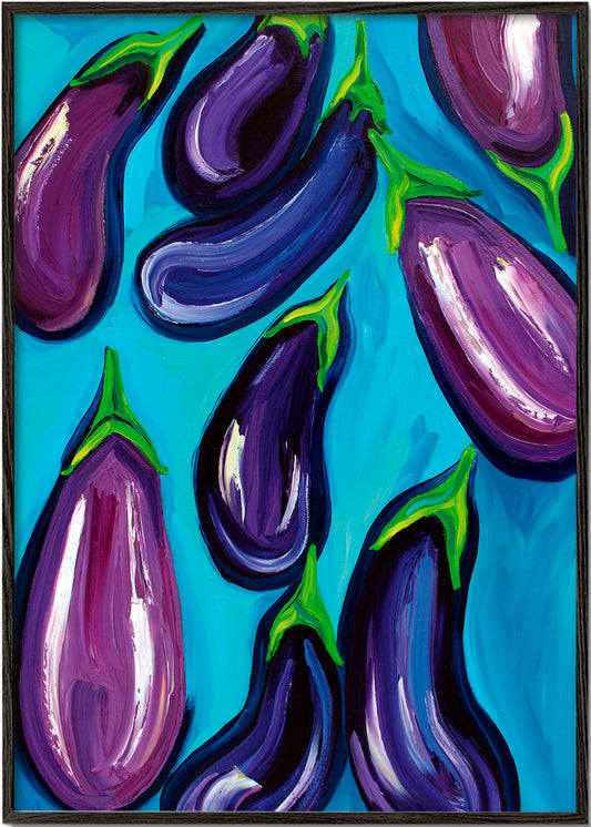 Aubergines Rain - Alice Straker