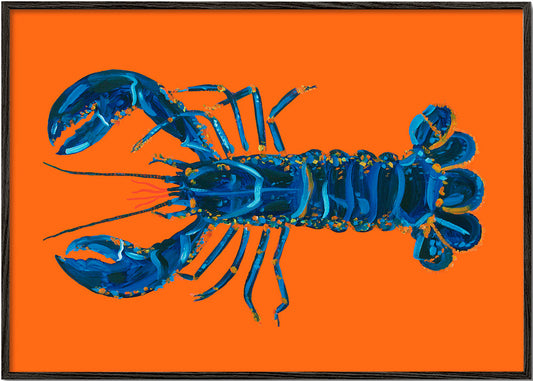 Lobster On Orange - Alice Straker