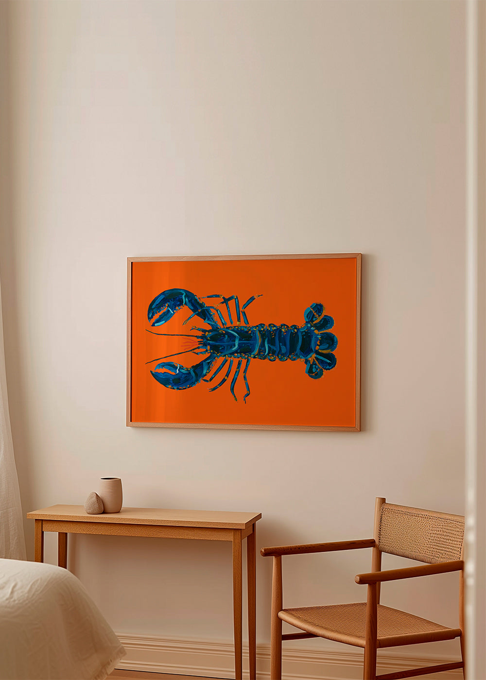 Lobster On Orange - Alice Straker