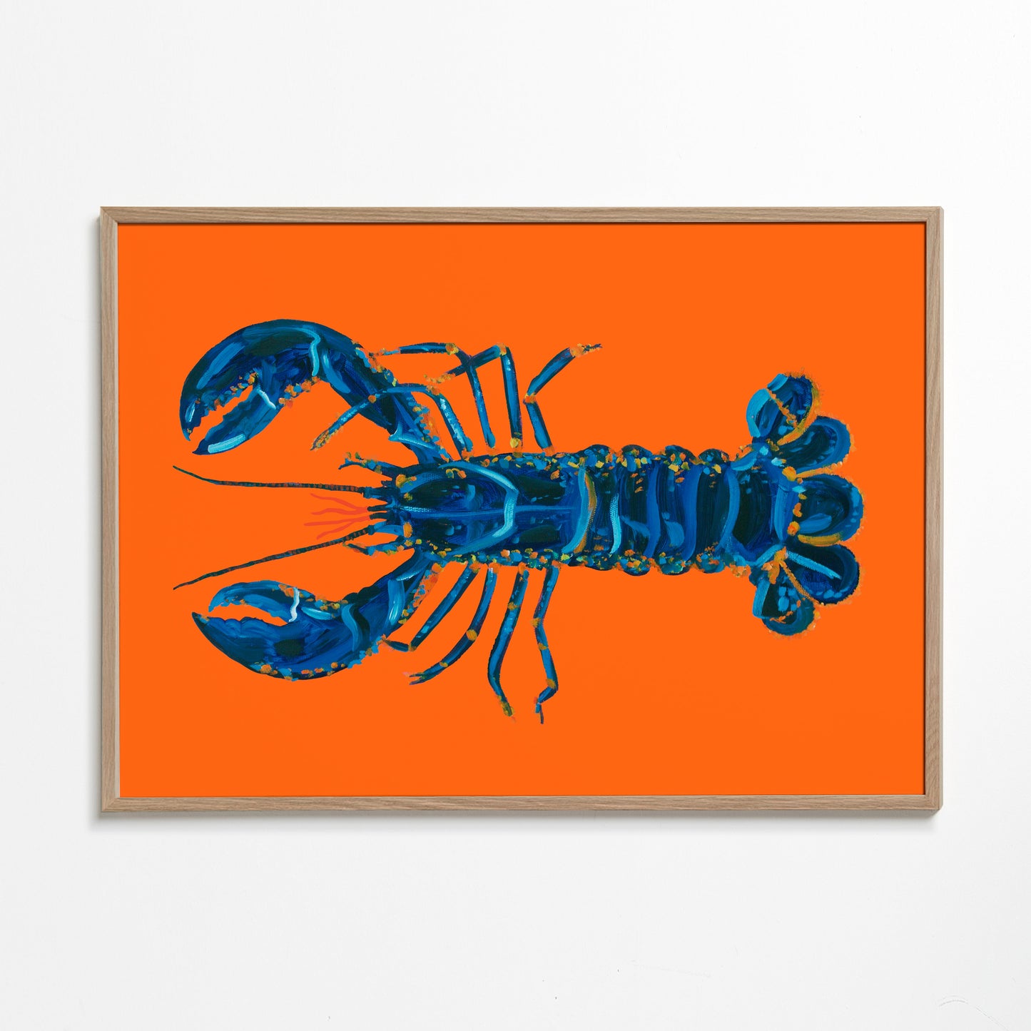 Lobster On Orange - Alice Straker