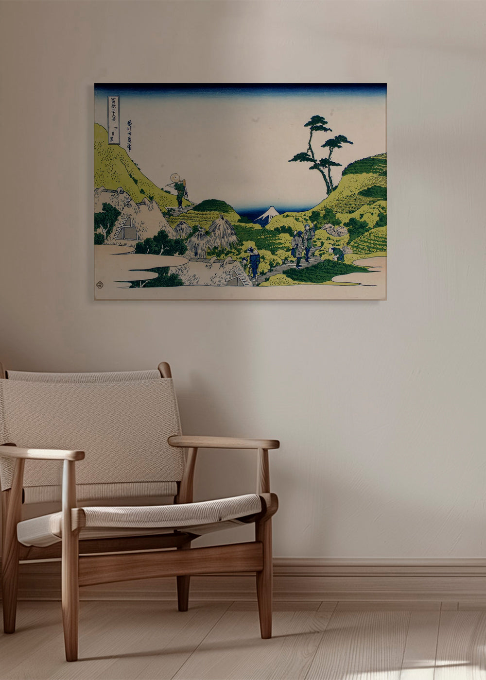 Shimomeguro - Katsushika Hokusai