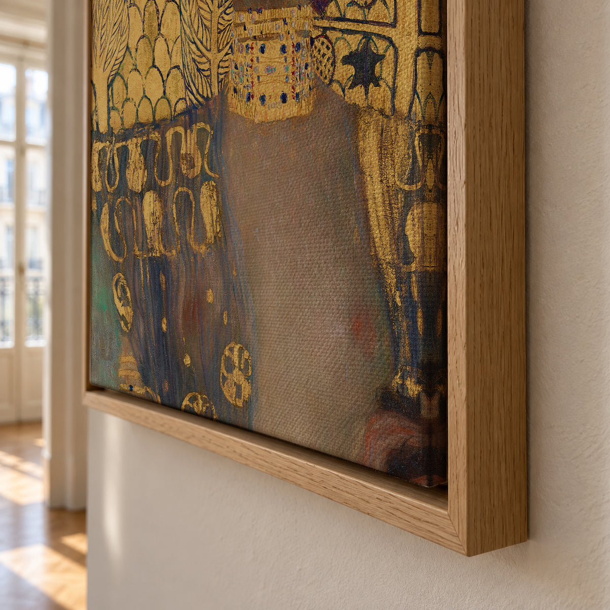 Judith I - Gustav Klimt - Framed canvas detail