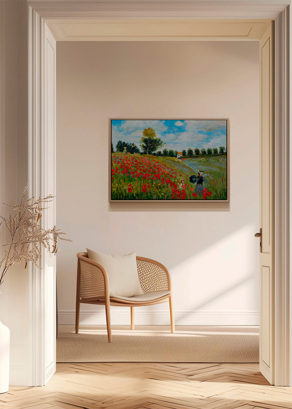 Poppy Field in Argenteuil - Claude Monet