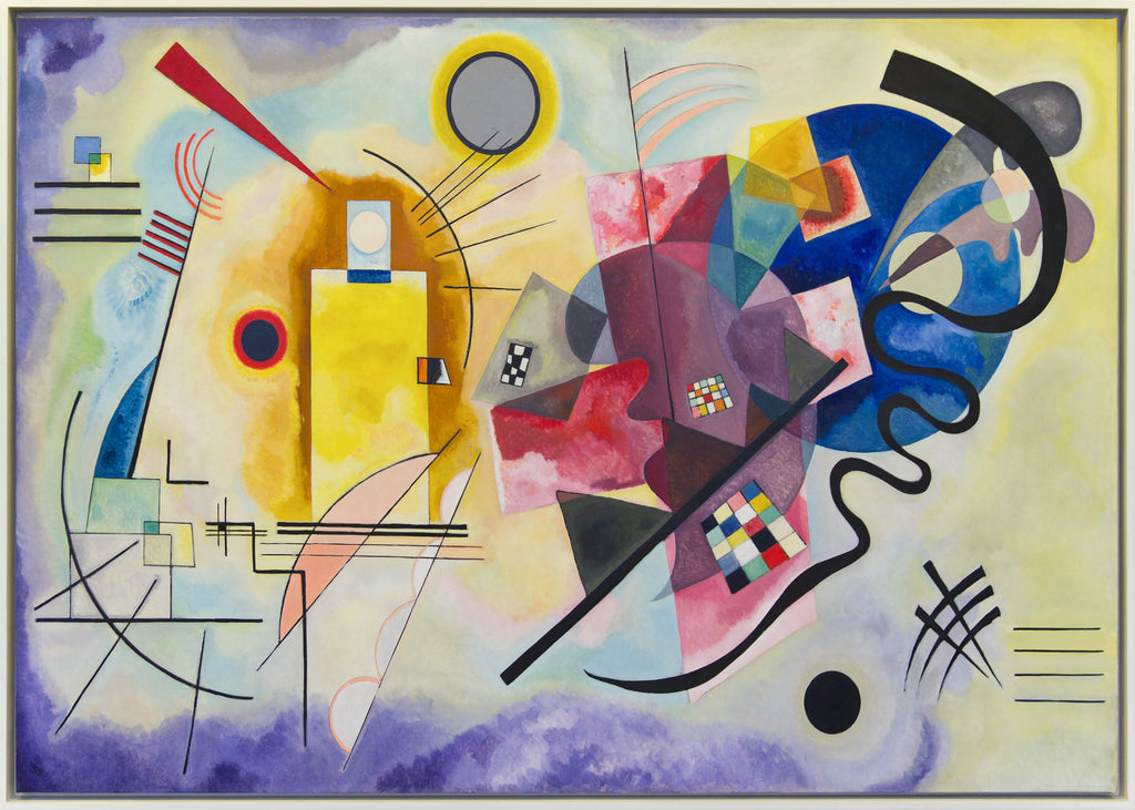 Gelb-Rot-Blau - Vasili Kandinsky - Unframed art print