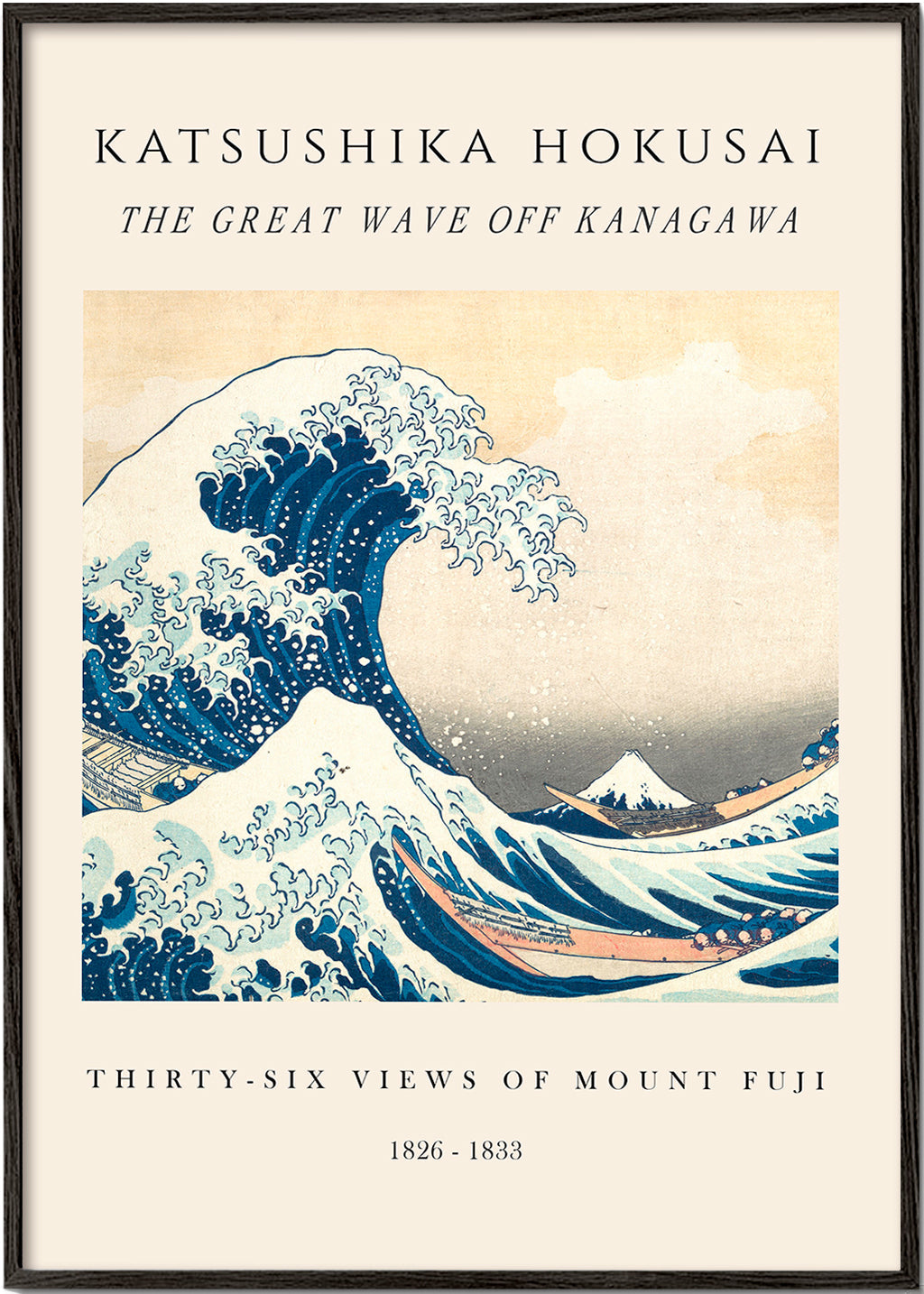 The Great Wave of Kanagawa Exhibition - Katsushika Hokusai