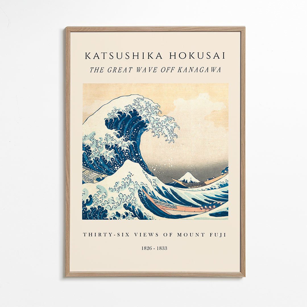 The Great Wave of Kanagawa Exhibition - Katsushika Hokusai