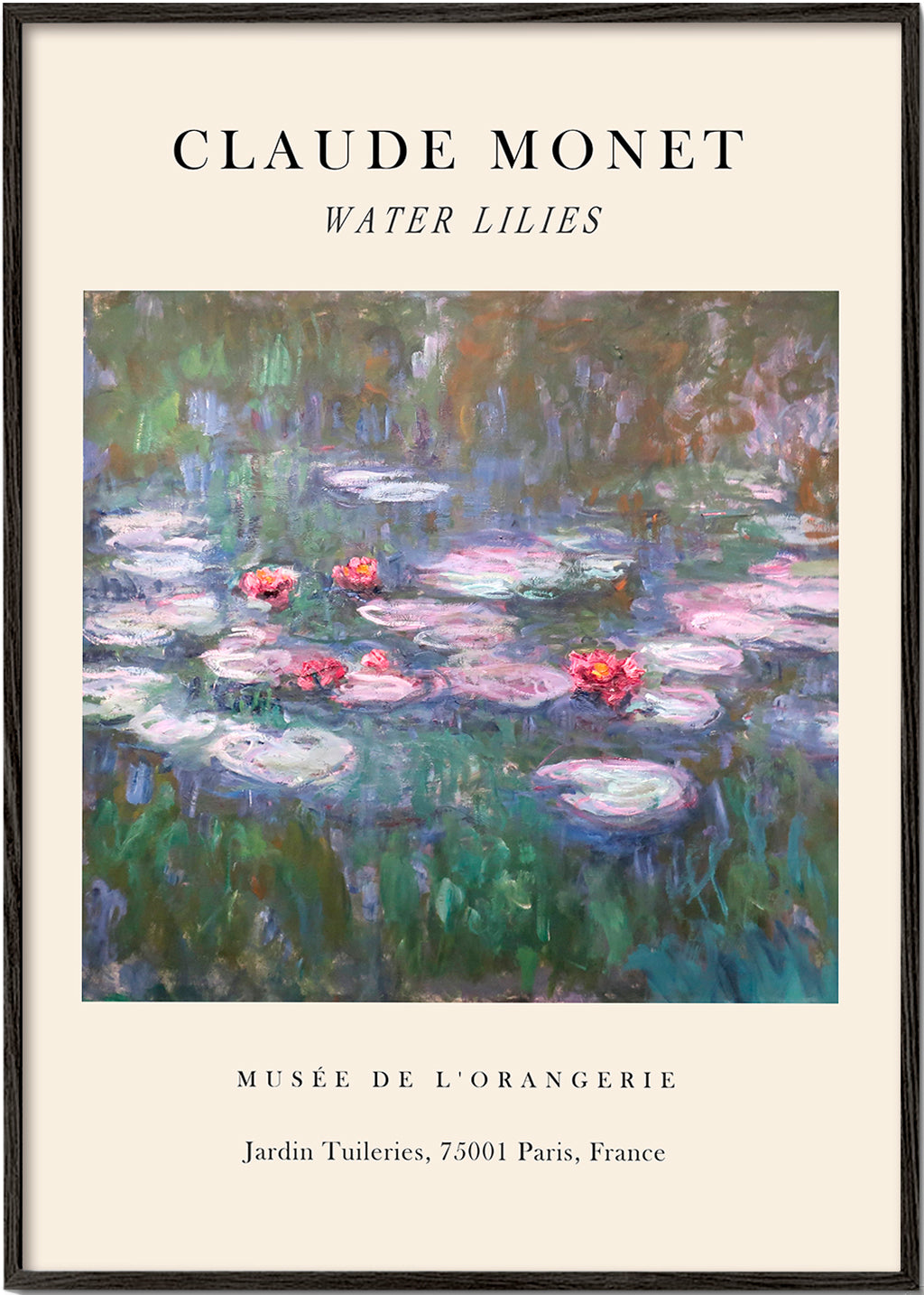 Water lilies Exhibition - Claude Monet