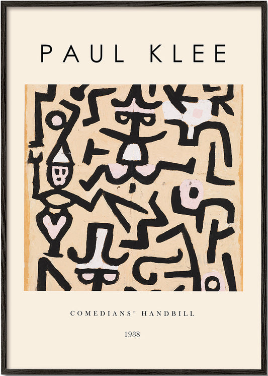 Comedians' Handbill Exhibition - Paul Klee