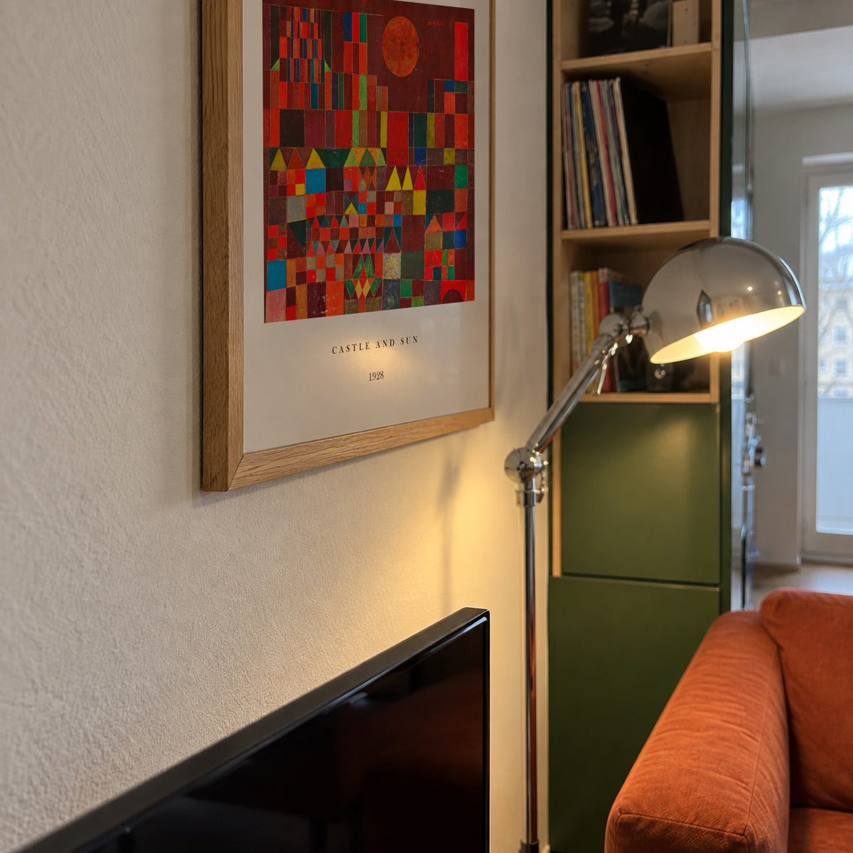 Castle and Sun Exhibition - Paul Klee - Framed poster detail