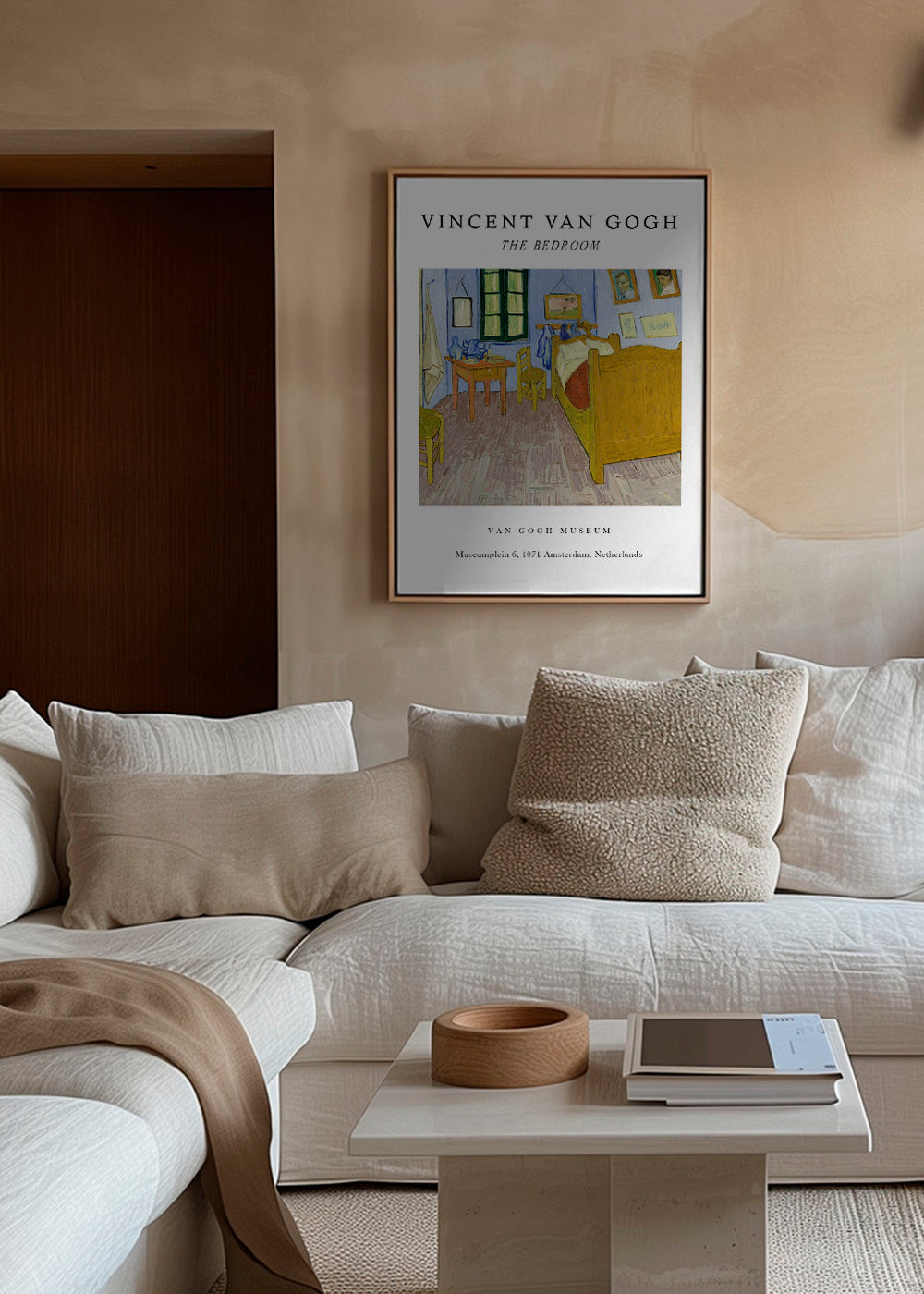 Van Gogh's Bedroom in Arles Exhibition White - Van Gogh