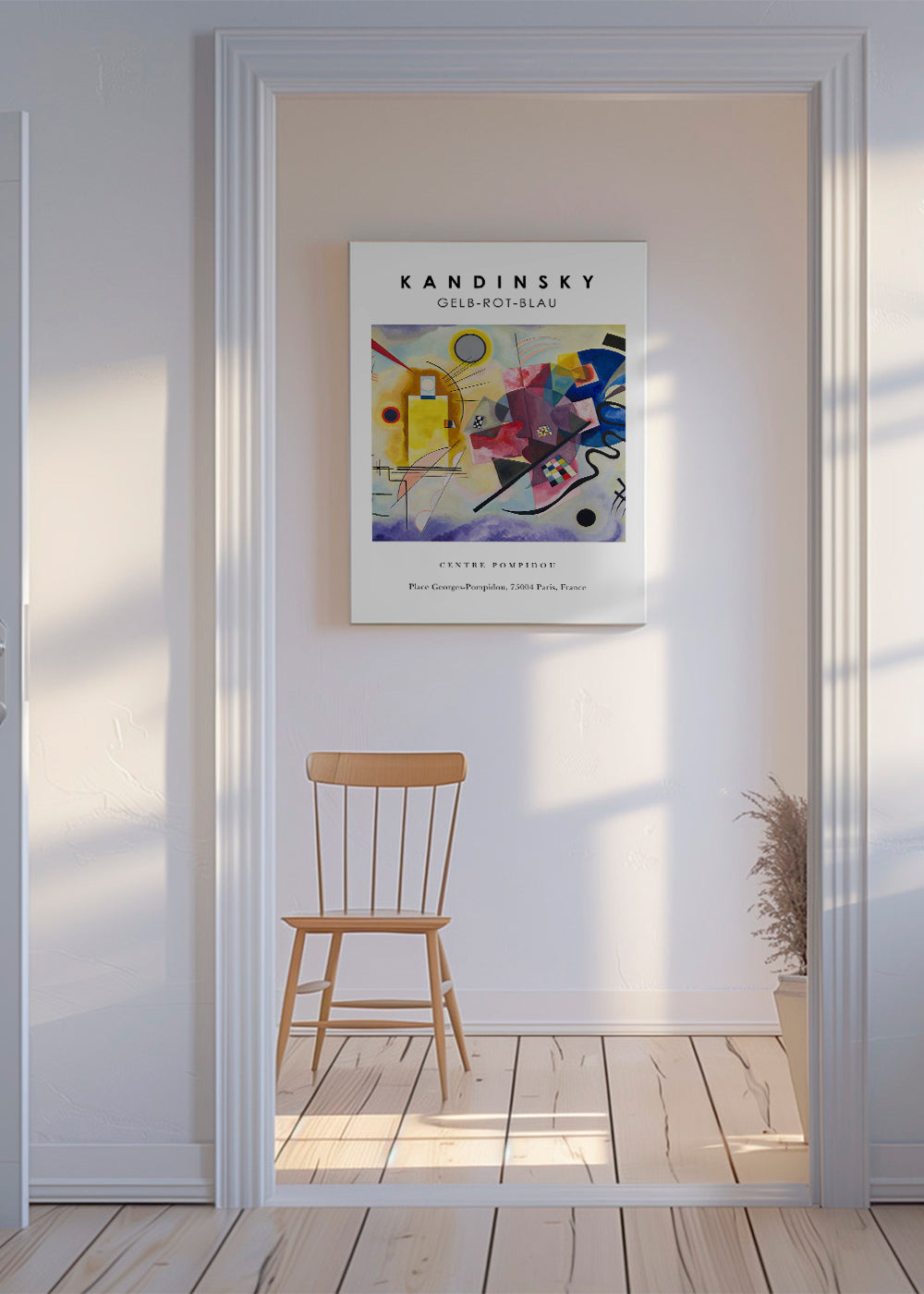 Gelb-Rot-Blau Exhibition White - Vasili Kandinsky