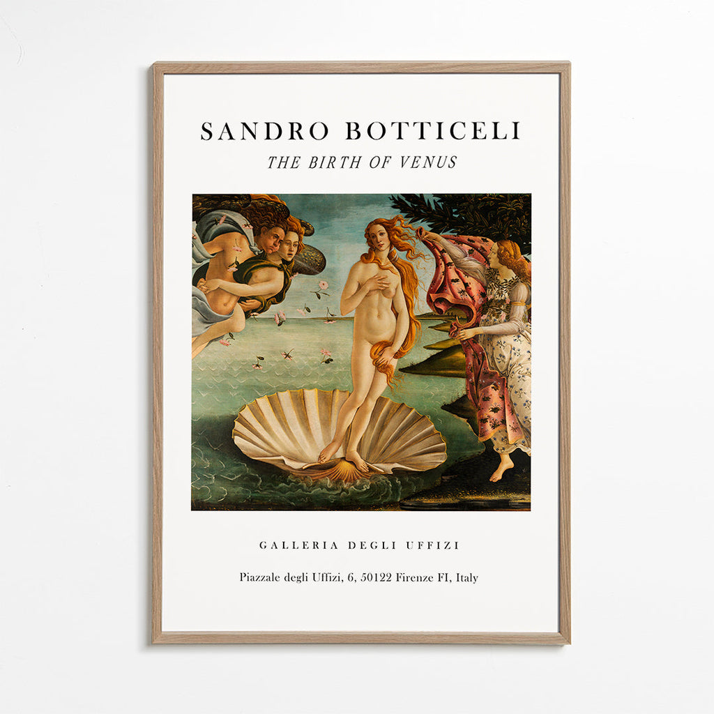 La Nascita di Venere Exhibition White - Sandro Botticelli
