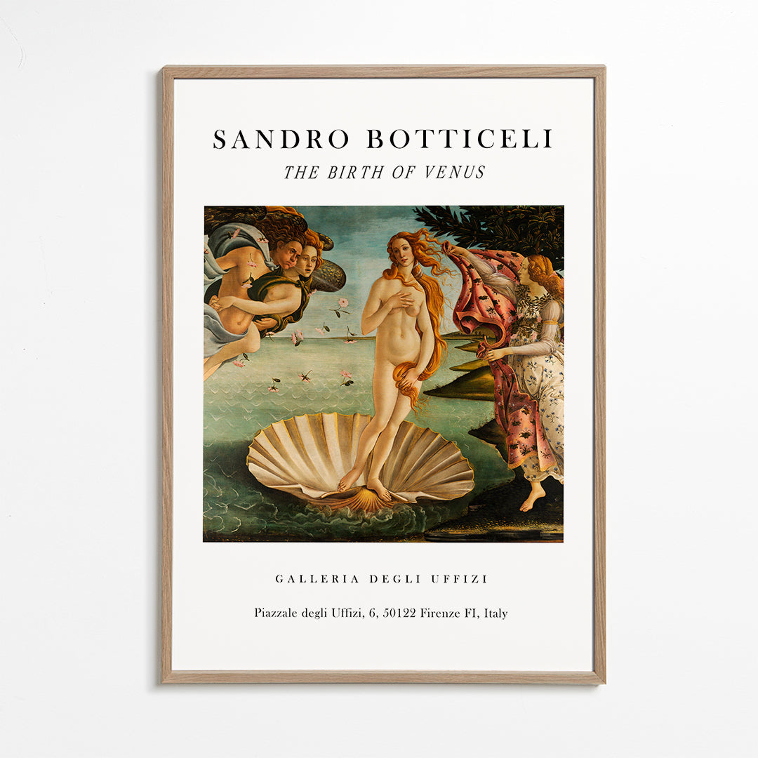 La Nascita di Venere Exhibition White - Sandro Botticelli