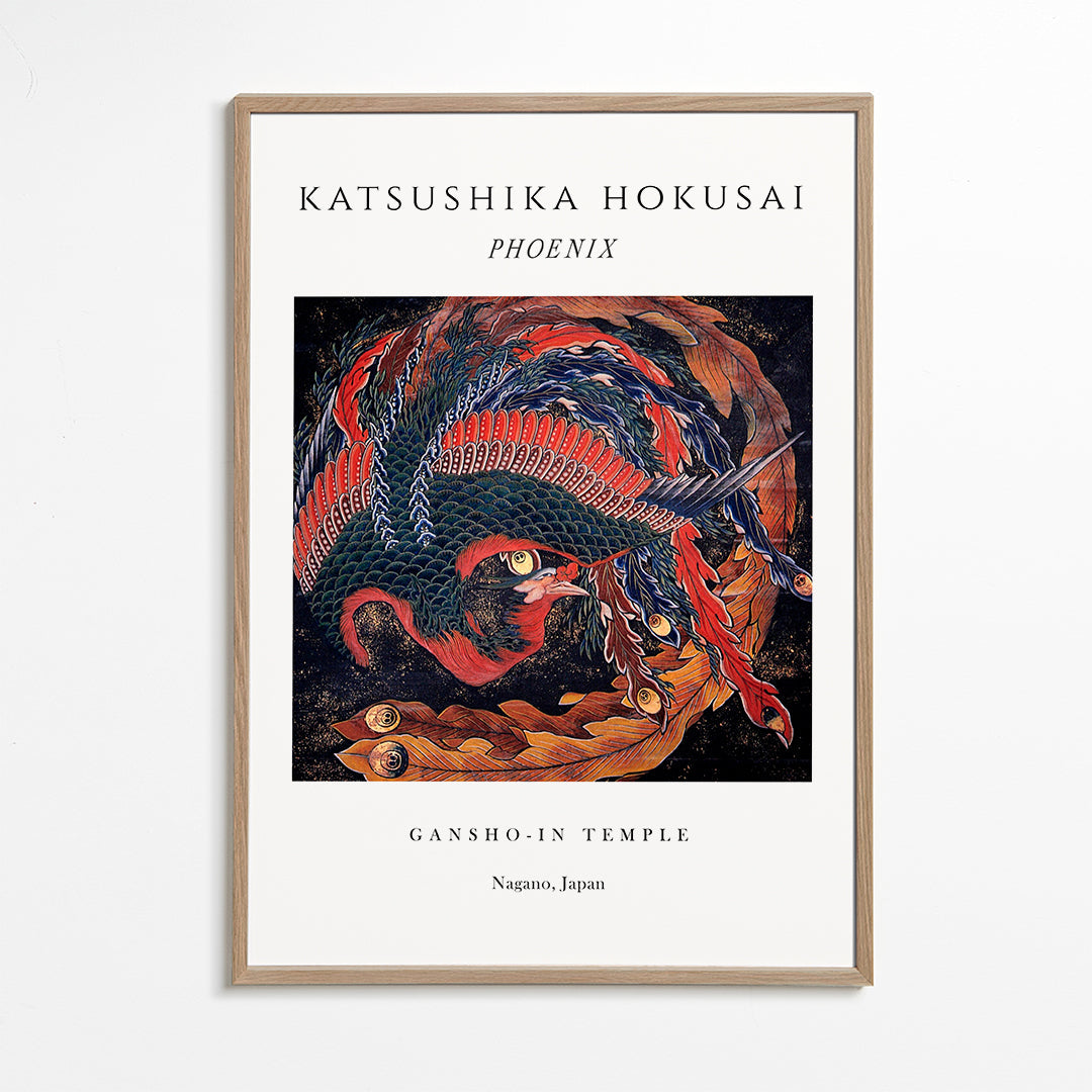 Phoenix Exhibition White - Katsushika Hokusai