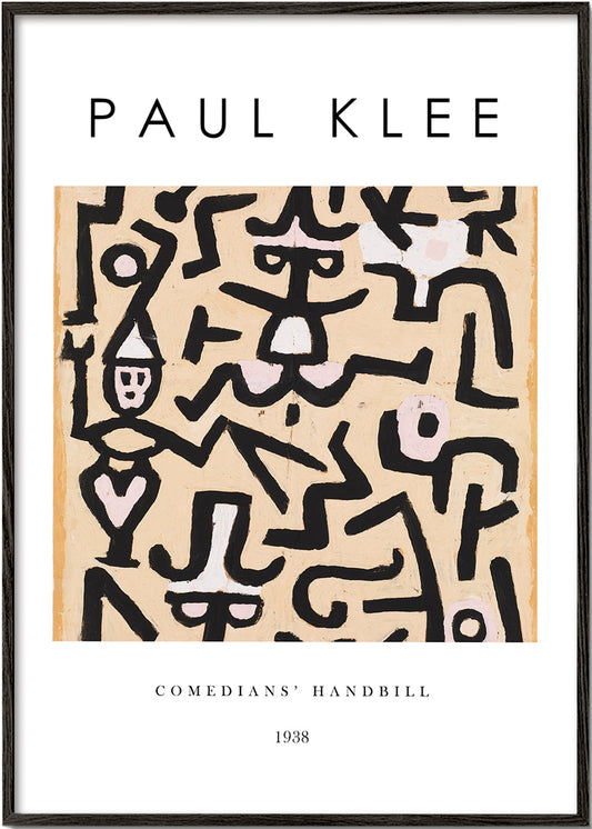 Comedians' Handbill Exhibition White - Paul Klee