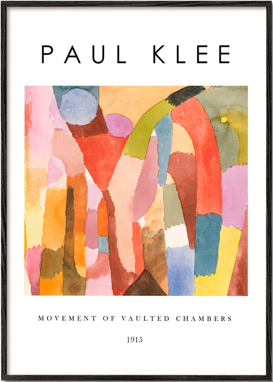 Movement of Vaulted Chambers Exhibition White - Paul Klee