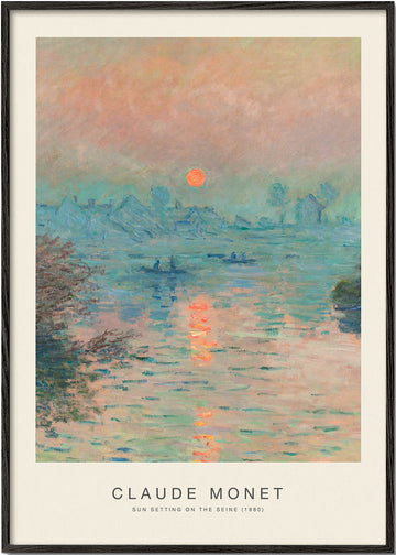 Sun Setting on the Seine (Special Edition) - Claude Monet