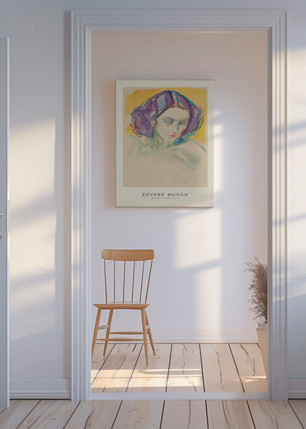 The Purple Portrait (Special Edition) - Edvard Munch