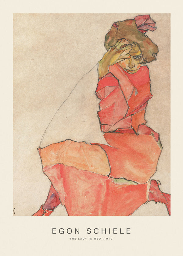 The Lady in Red (Special Edition) - Egon Schiele