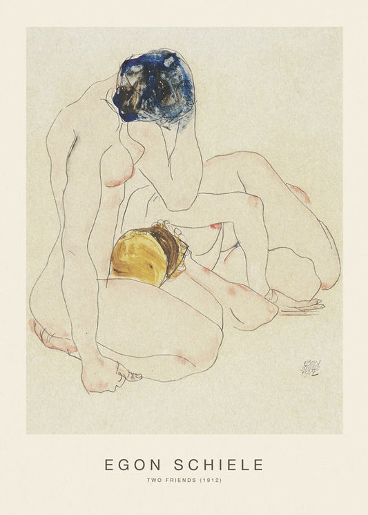 Two Friends (Special Edition) - Egon Schiele